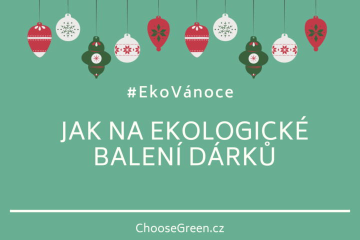 #EkoVánoce ekologické balení dárků