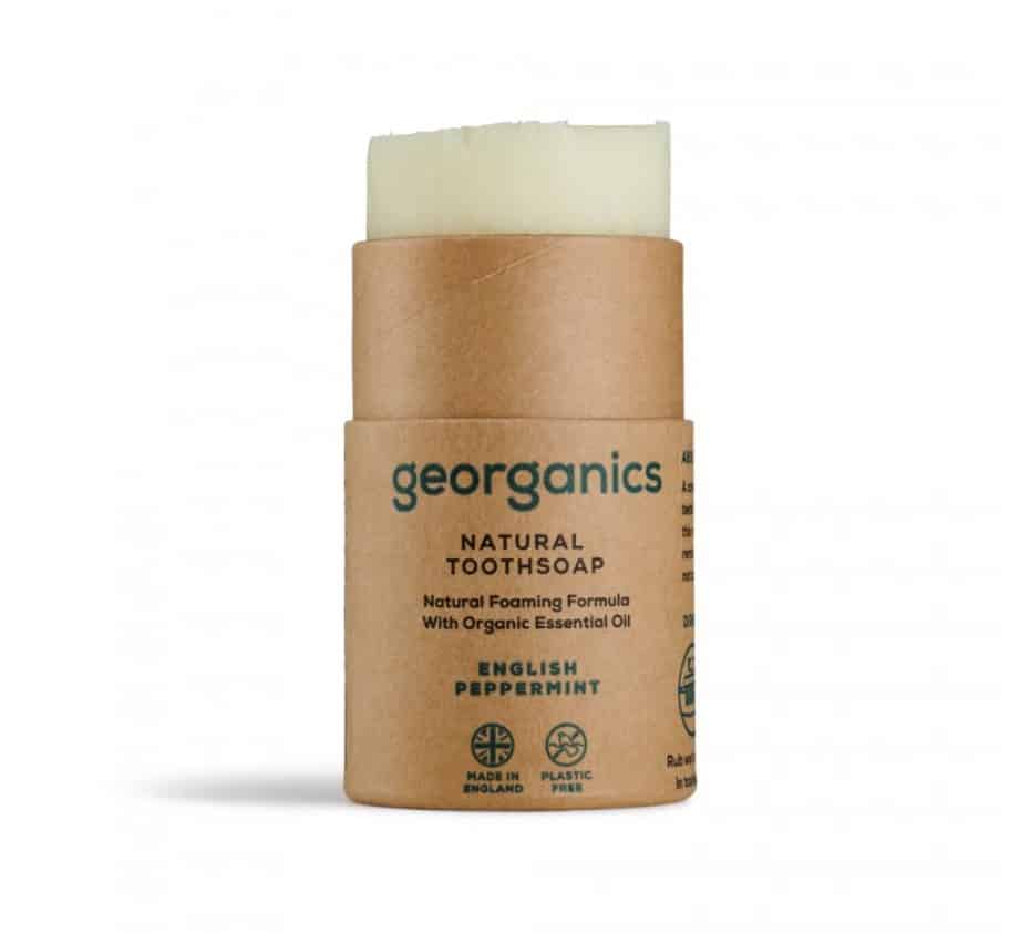 georganics zubní pasta ve formě mýdla