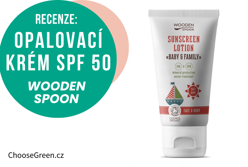 Recenze: WOODEN SPOON – Opalovací krém SPF 50 (Baby & Family)